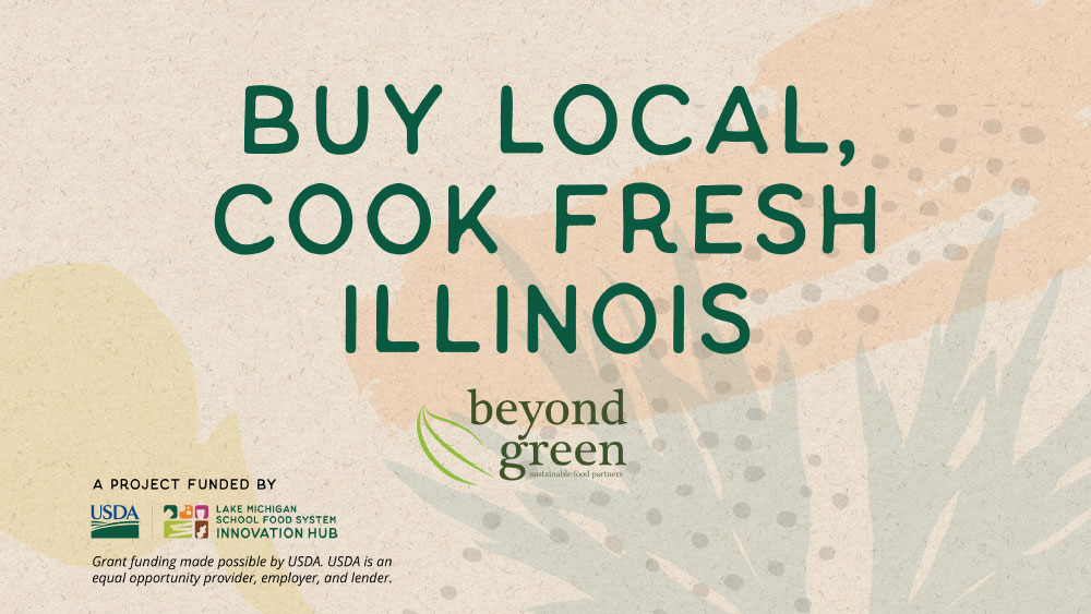 Compre local, cocine fresco Illinois